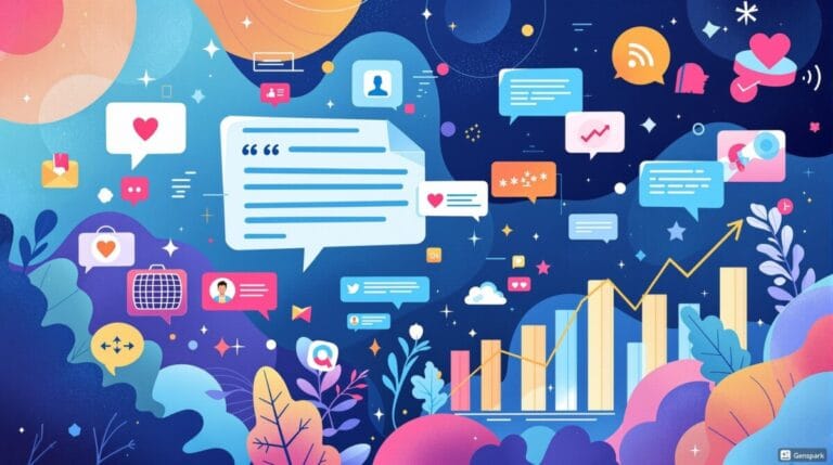 리뷰 마케팅을 표현하는 이미지